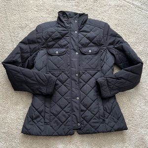 Charcoal GAP Quilted Jacket Small